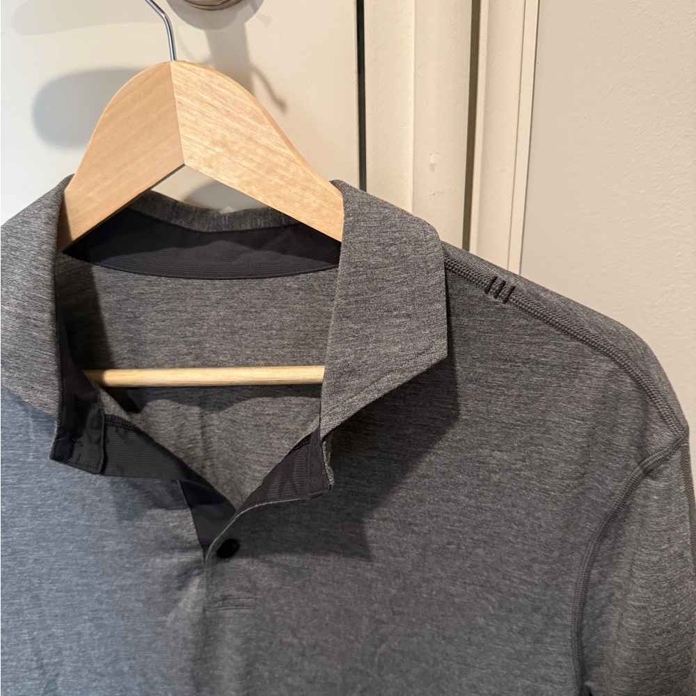 Lululemon Gray Polo Shirt - Picture 2 of 3